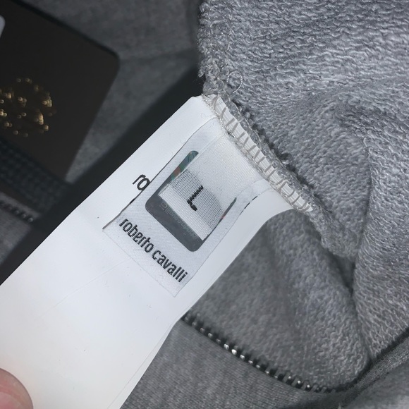 Roberto Cavalli zipper sweater hoodie